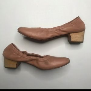Rachel Comey Calder Heels Leather Polished Clay